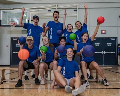 Awesome enthusiasm at the motionballU Marathon of Sport UBCO. Photo by Shoaib Shabir (Instagram: @peopleinkelowna).