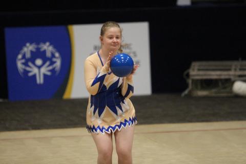 Cheynne Jaque performing at the 2018 SOC Summer Games