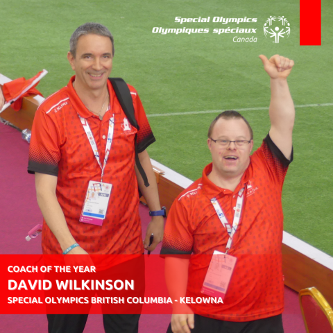 David Wilkinson at the 2019 Special Olympics World Games