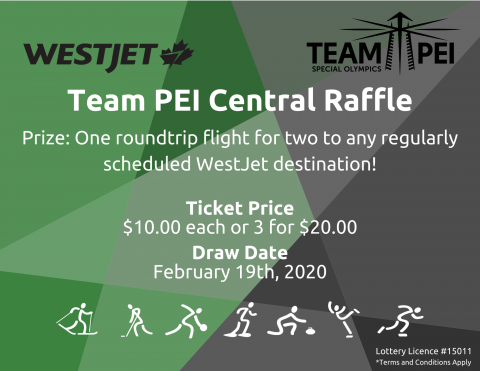 WestJet, Team PEI, Raffle