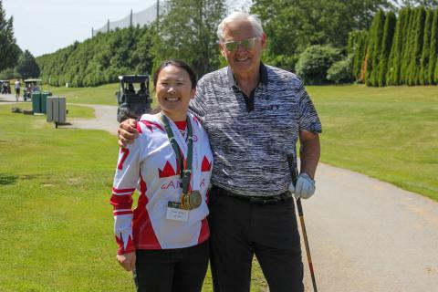 Susan Wang with Gordon Campbell