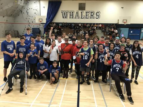 Special Olympics BC school sports soccer tournament December 2019