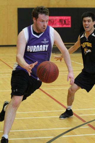 Special Olympics BC – Burnaby basketball player in action