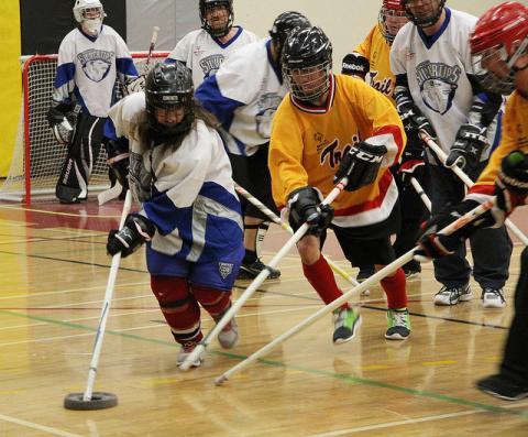 SOBC floor hockey