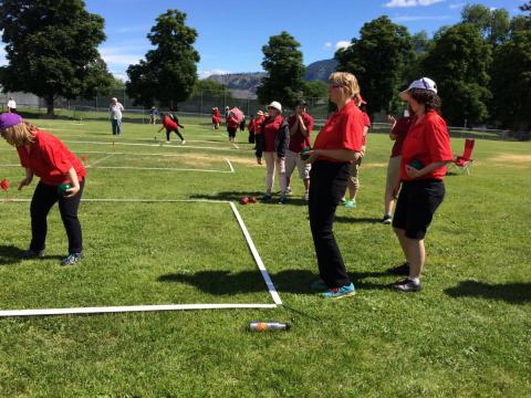 SOBC – Keremeos bocce athletes in action