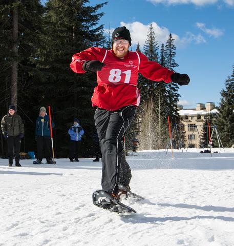 SOBC snowshoeing