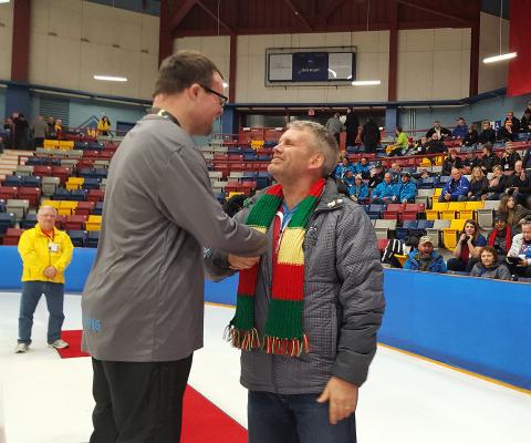 Randy Smallwood with Special Olympics Team BC 2016