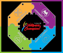Completed Wellness Champion medal