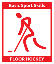 SOBC Basic Sport Skills floor hockey graphic.