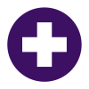 Health icon purple